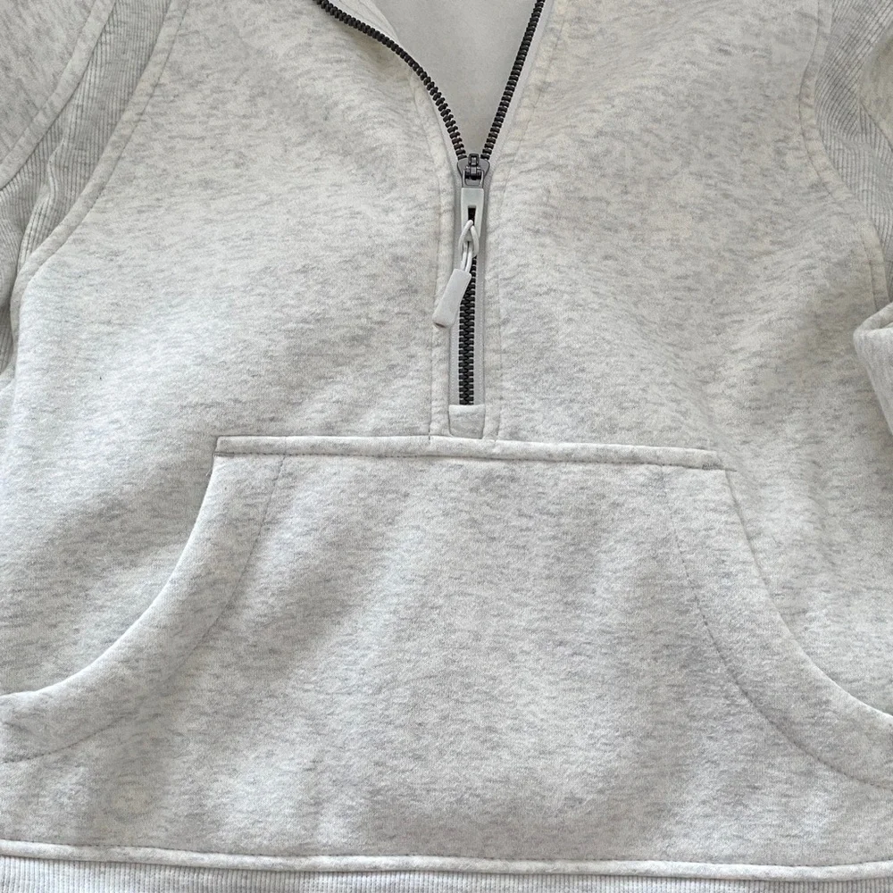 Jockey Light Gray Hoodie Sweatshirt - Picture 3 of 3